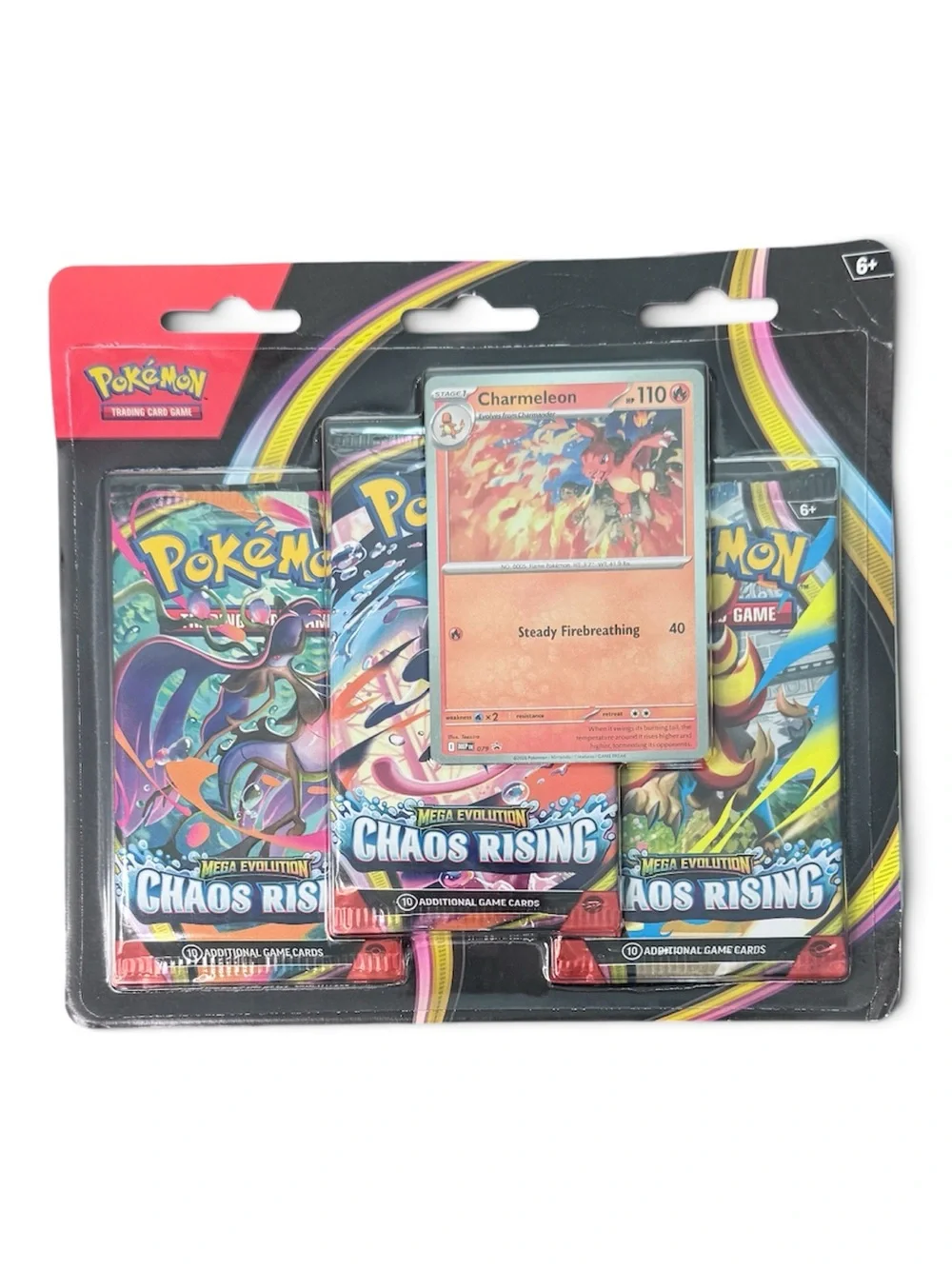 Pokémon Chaos Rising Booster Pack Blister with Charmeleon Card